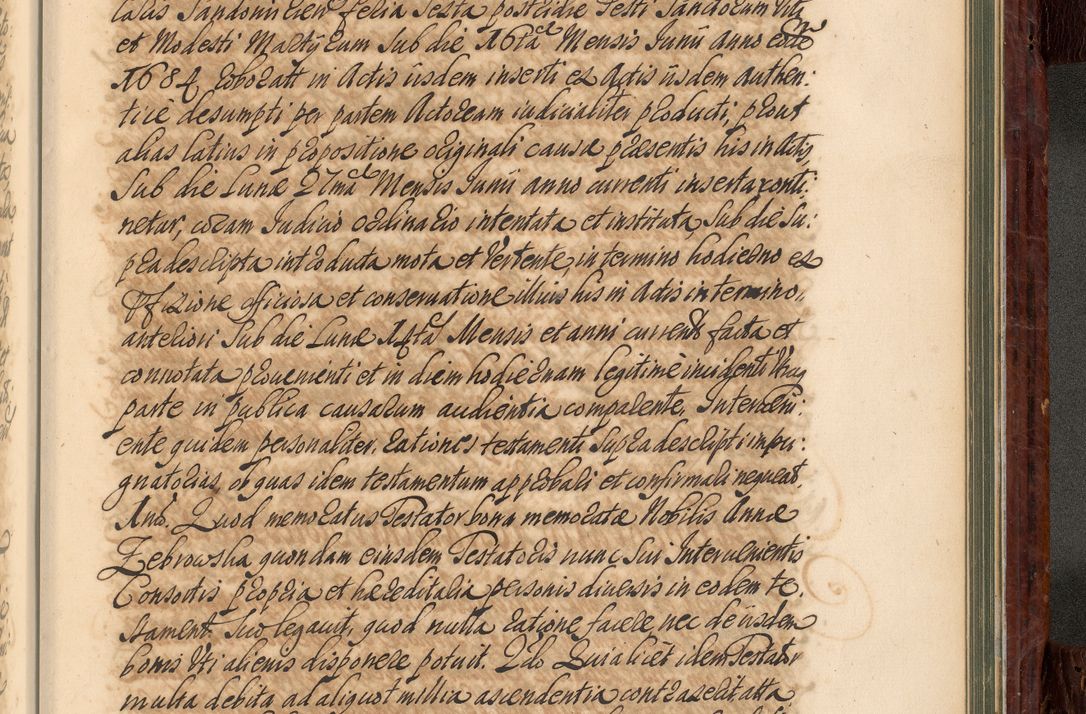 Zdjęcie nr 1014 dla obiektu archiwalnego: Acta actorum episcopalium R. D. Joannis a Małachowice Małachowski, episcopi Cracoviensis a die 16 Julii anni 1688 et 1689 acticatorum. Volumen IV