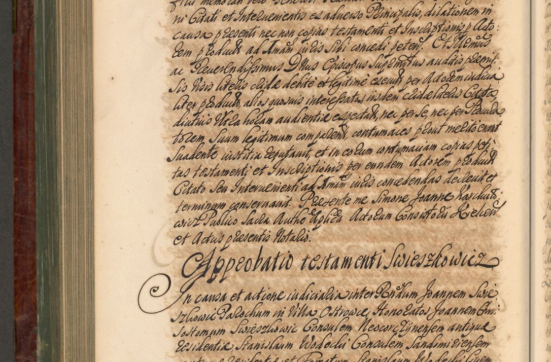 Zdjęcie nr 1013 dla obiektu archiwalnego: Acta actorum episcopalium R. D. Joannis a Małachowice Małachowski, episcopi Cracoviensis a die 16 Julii anni 1688 et 1689 acticatorum. Volumen IV