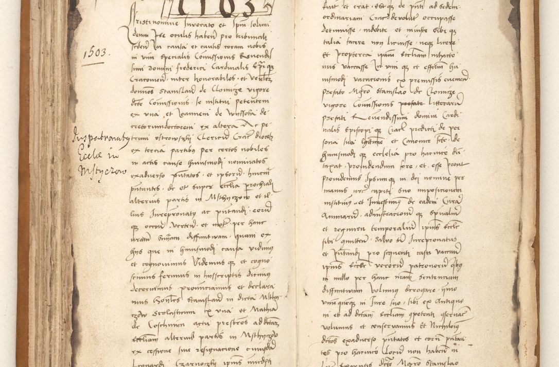 Zdjęcie nr 134 dla obiektu archiwalnego: [Acta sententiarum vicarialia coram Johanne de Goslaw]