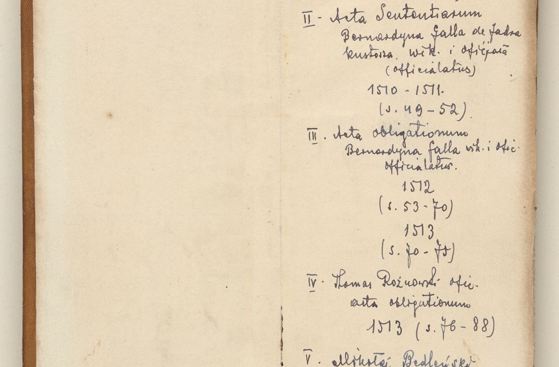 Zdjęcie nr 3 dla obiektu archiwalnego: [Acta obligationum officialia coram Valentino de Ilkusch]