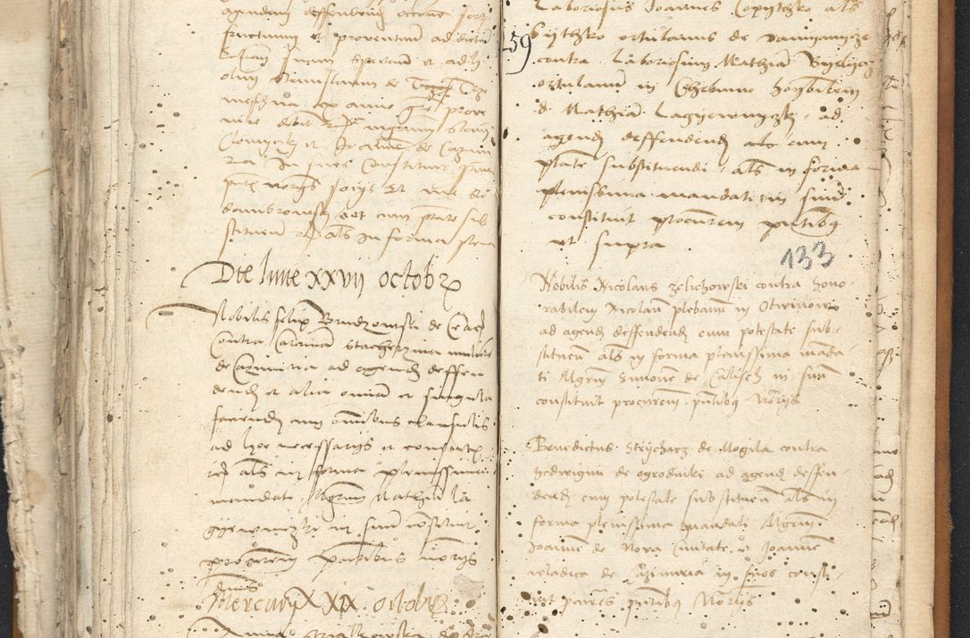 Zdjęcie nr 135 dla obiektu archiwalnego: [Acta constitutionum procuratorum vicarialia coram Nicolao Bedlenski]