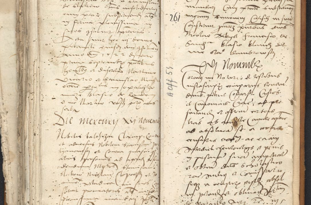 Zdjęcie nr 136 dla obiektu archiwalnego: [Acta constitutionum procuratorum vicarialia coram Nicolao Bedlenski]