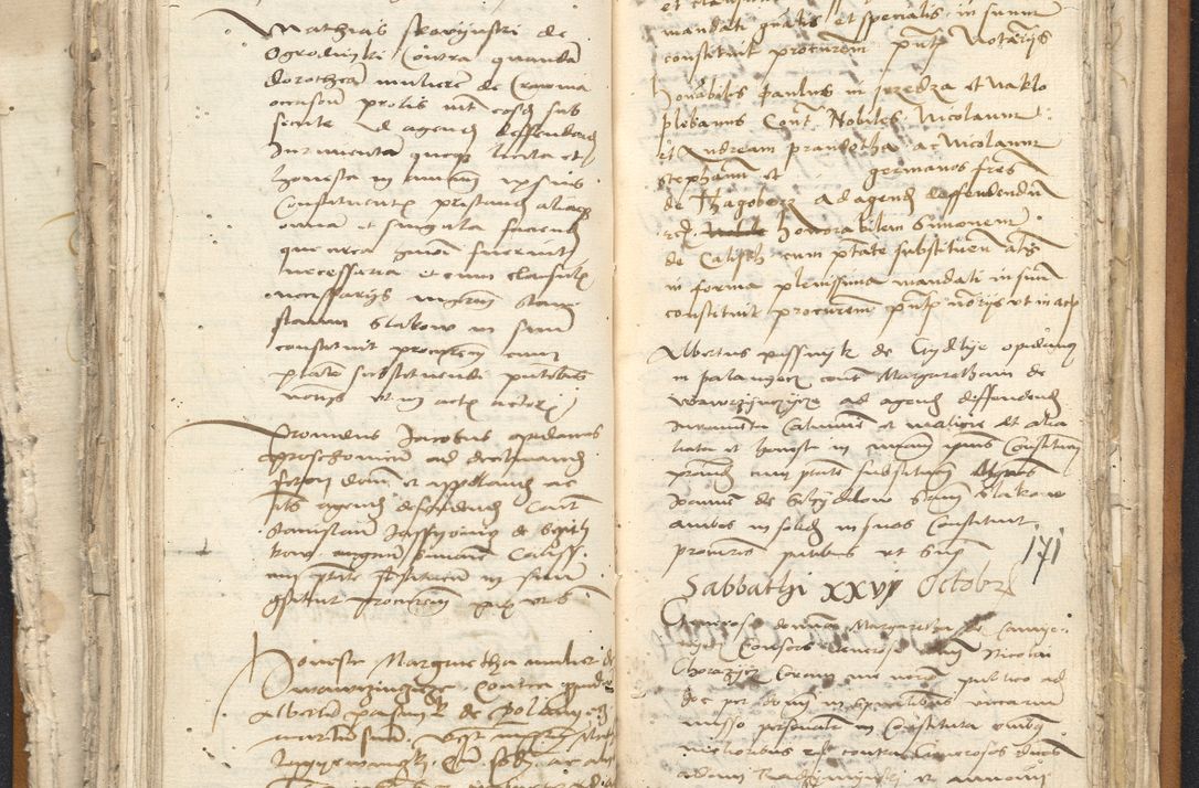 Zdjęcie nr 91 dla obiektu archiwalnego: [Acta constitutionum procuratorum vicarialia coram Nicolao Bedlenski]