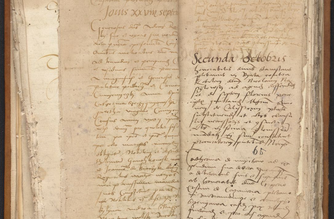 Zdjęcie nr 38 dla obiektu archiwalnego: [Acta constitutionum procuratorum vicarialia coram Nicolao Bedlenski]