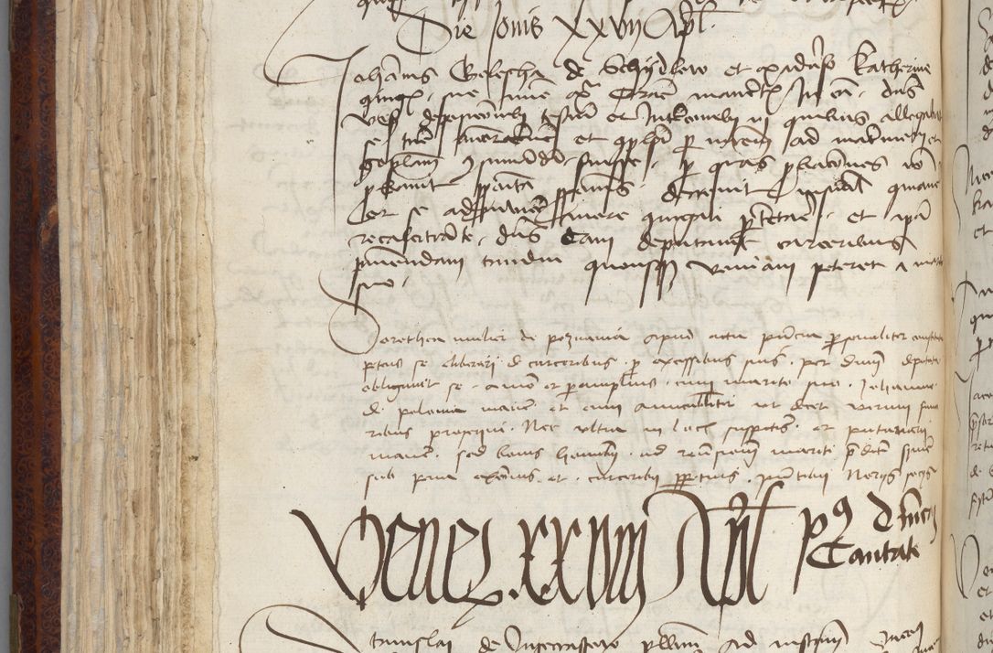 Zdjęcie nr 154 dla obiektu archiwalnego: [Acta pronuntiationum officialia coram Sandivogio de Thanczin]