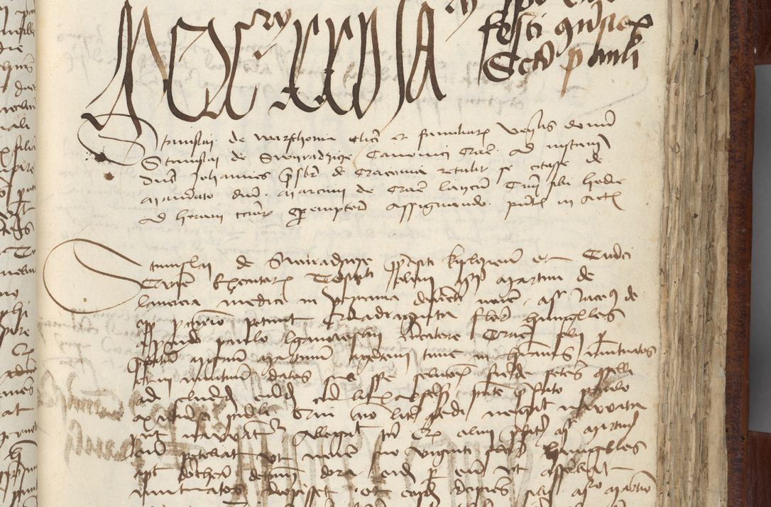 Zdjęcie nr 105 dla obiektu archiwalnego: [Acta pronuntiationum officialia coram Sandivogio de Thanczin]