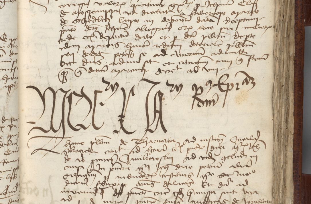 Zdjęcie nr 93 dla obiektu archiwalnego: [Acta pronuntiationum officialia coram Sandivogio de Thanczin]