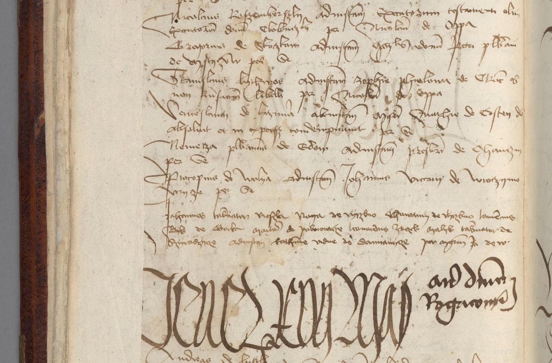 Zdjęcie nr 34 dla obiektu archiwalnego: [Acta pronuntiationum officialia coram Sandivogio de Thanczin]