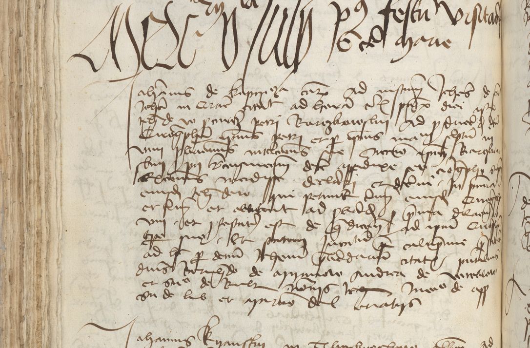 Zdjęcie nr 208 dla obiektu archiwalnego: [Acta pronuntiationum officialia coram Sandivogio de Thanczin]