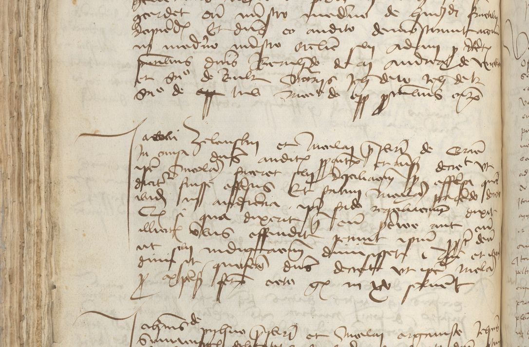 Zdjęcie nr 210 dla obiektu archiwalnego: [Acta pronuntiationum officialia coram Sandivogio de Thanczin]