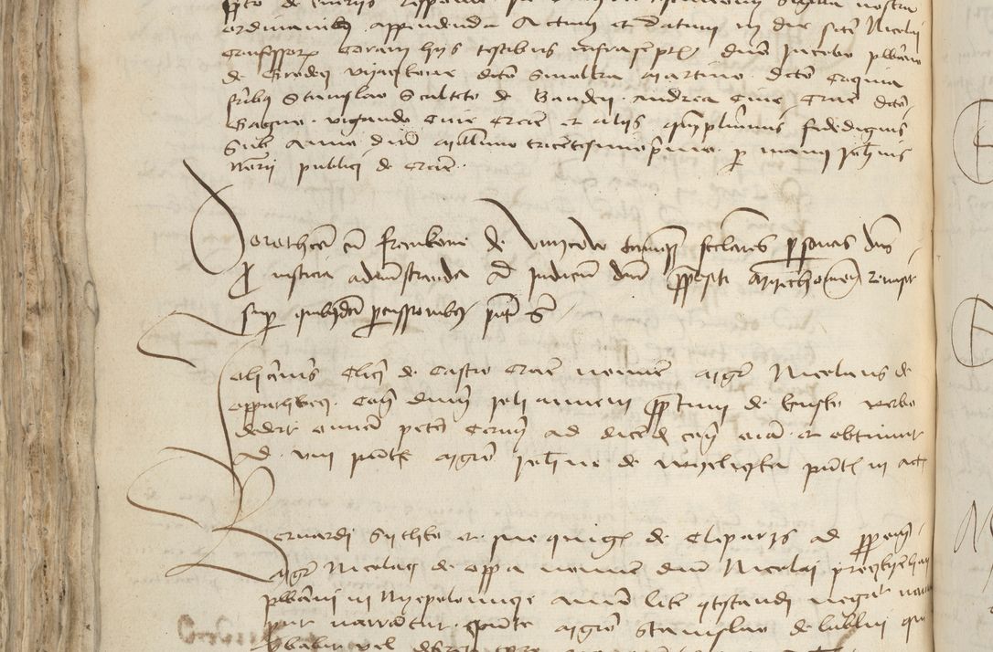 Zdjęcie nr 398 dla obiektu archiwalnego: [Acta pronuntiationum officialia coram Sandivogio de Thanczin]