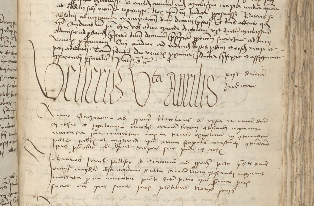 Zdjęcie nr 395 dla obiektu archiwalnego: [Acta pronuntiationum officialia coram Sandivogio de Thanczin]