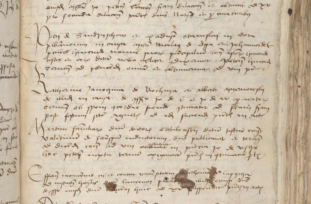 Zdjęcie nr 347 dla obiektu archiwalnego: [Acta pronuntiationum officialia coram Sandivogio de Thanczin]