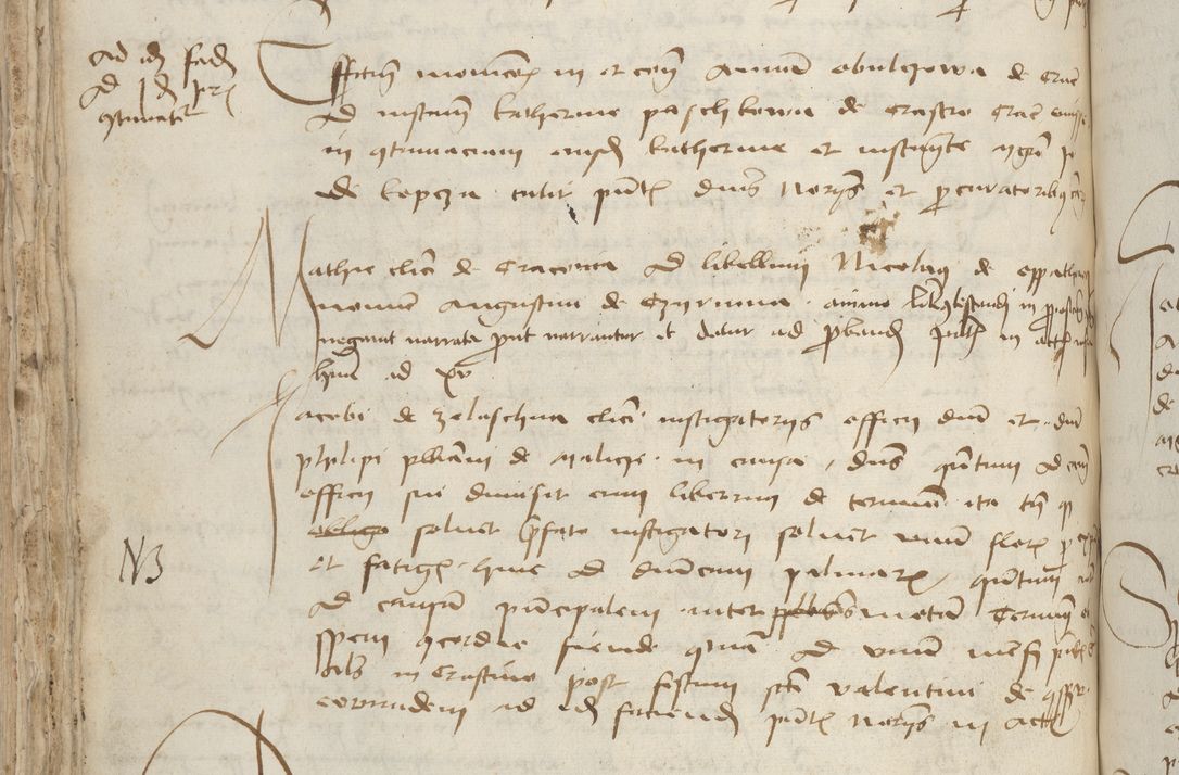 Zdjęcie nr 342 dla obiektu archiwalnego: [Acta pronuntiationum officialia coram Sandivogio de Thanczin]