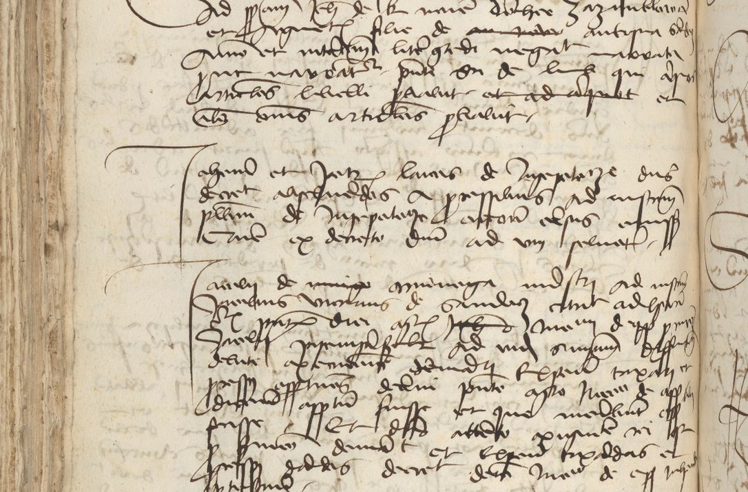 Zdjęcie nr 318 dla obiektu archiwalnego: [Acta pronuntiationum officialia coram Sandivogio de Thanczin]