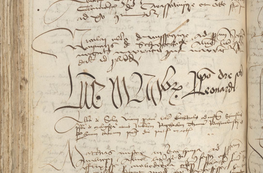 Zdjęcie nr 294 dla obiektu archiwalnego: [Acta pronuntiationum officialia coram Sandivogio de Thanczin]