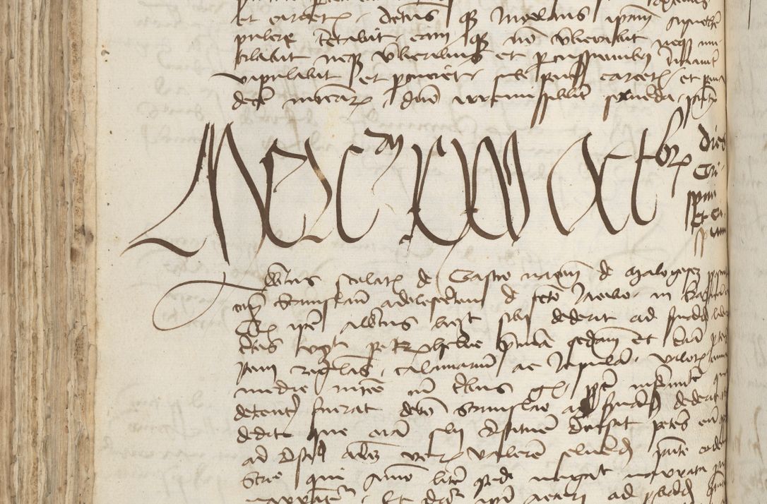 Zdjęcie nr 286 dla obiektu archiwalnego: [Acta pronuntiationum officialia coram Sandivogio de Thanczin]