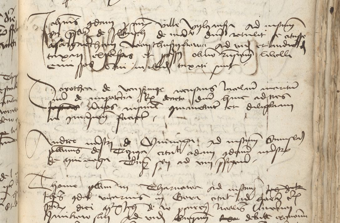 Zdjęcie nr 235 dla obiektu archiwalnego: [Acta pronuntiationum officialia coram Sandivogio de Thanczin]