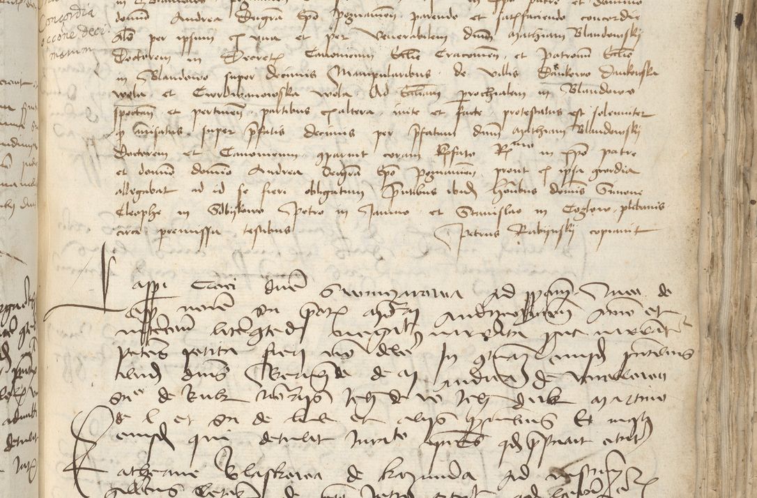 Zdjęcie nr 227 dla obiektu archiwalnego: [Acta pronuntiationum officialia coram Sandivogio de Thanczin]