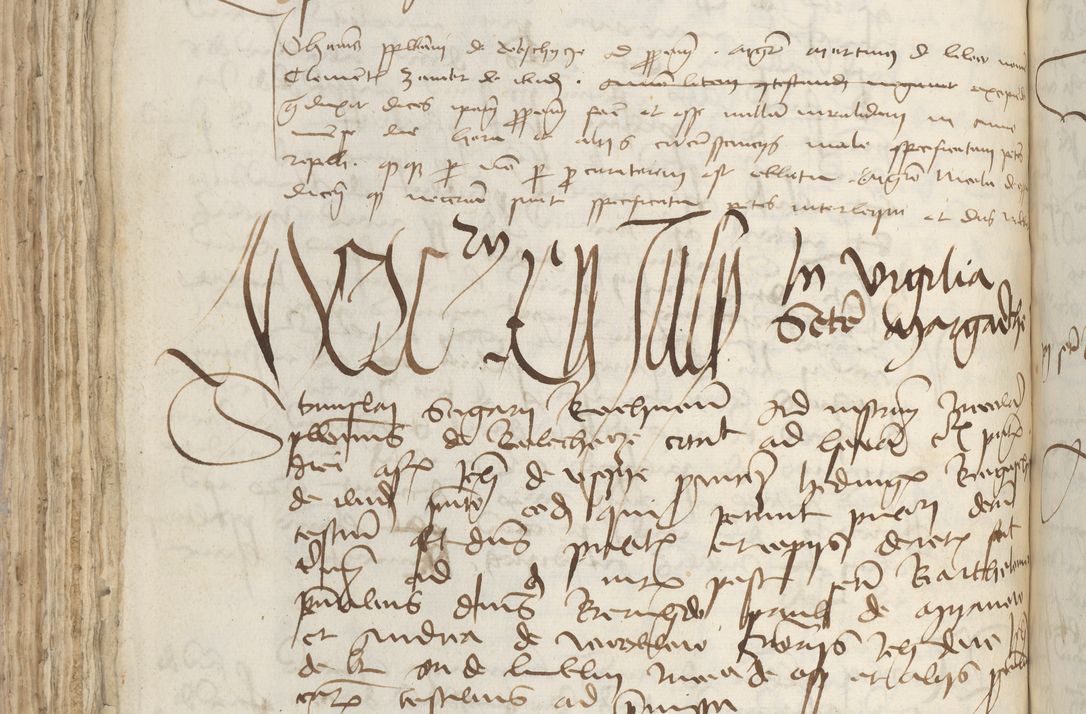 Zdjęcie nr 214 dla obiektu archiwalnego: [Acta pronuntiationum officialia coram Sandivogio de Thanczin]