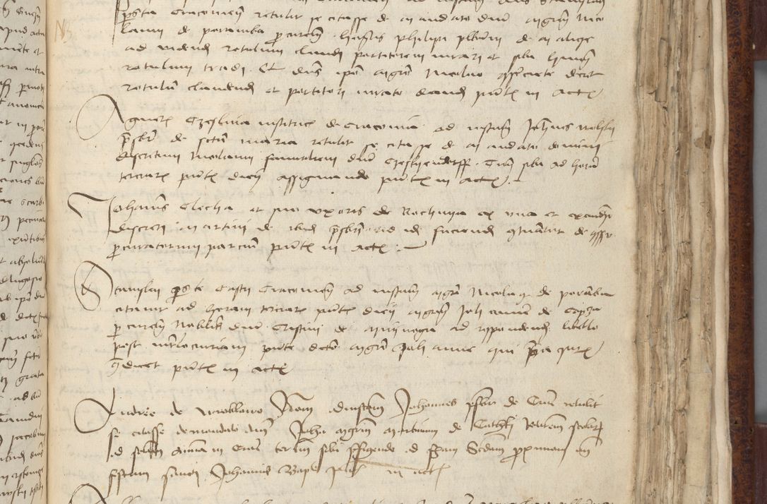 Zdjęcie nr 589 dla obiektu archiwalnego: [Acta pronuntiationum officialia coram Sandivogio de Thanczin]