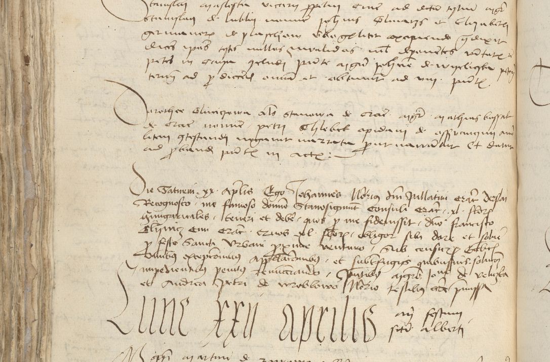 Zdjęcie nr 556 dla obiektu archiwalnego: [Acta pronuntiationum officialia coram Sandivogio de Thanczin]