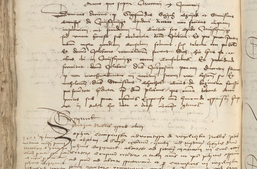 Zdjęcie nr 422 dla obiektu archiwalnego: [Acta pronuntiationum officialia coram Sandivogio de Thanczin]