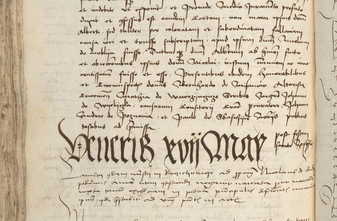 Zdjęcie nr 414 dla obiektu archiwalnego: [Acta pronuntiationum officialia coram Sandivogio de Thanczin]