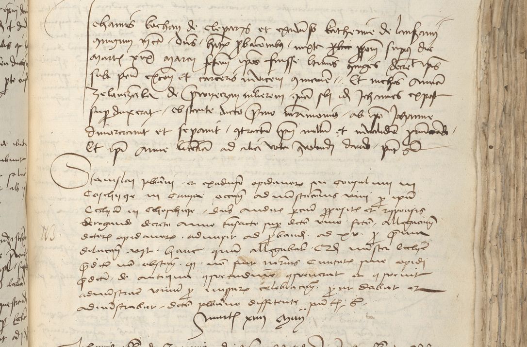 Zdjęcie nr 411 dla obiektu archiwalnego: [Acta pronuntiationum officialia coram Sandivogio de Thanczin]