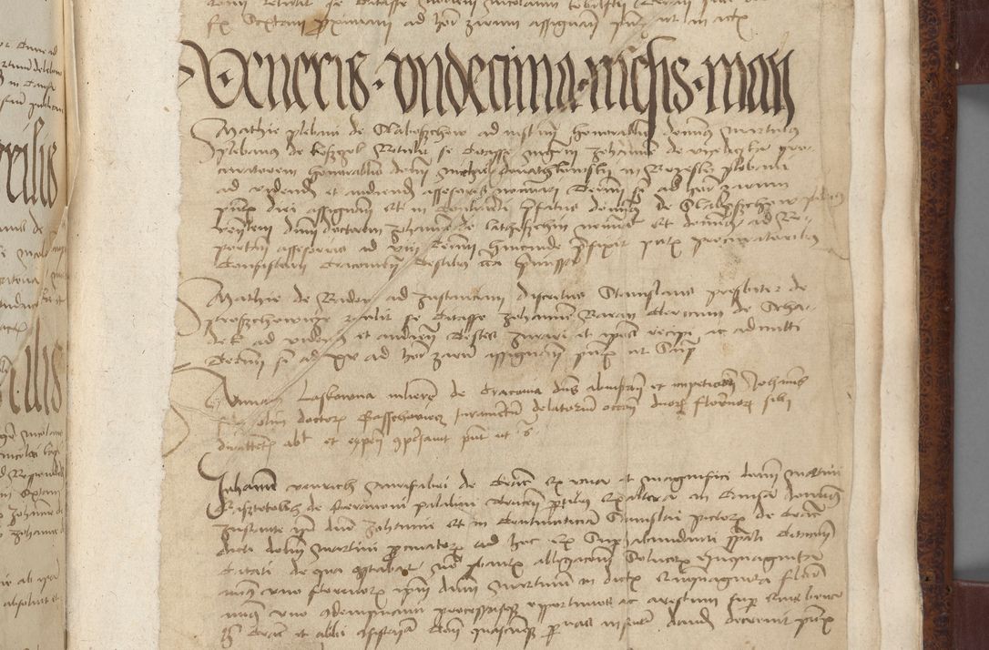 Zdjęcie nr 837 dla obiektu archiwalnego: [Acta pronuntiationum officialia coram Sandivogio de Thanczin]