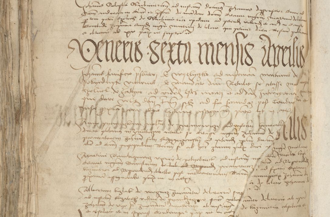 Zdjęcie nr 836 dla obiektu archiwalnego: [Acta pronuntiationum officialia coram Sandivogio de Thanczin]