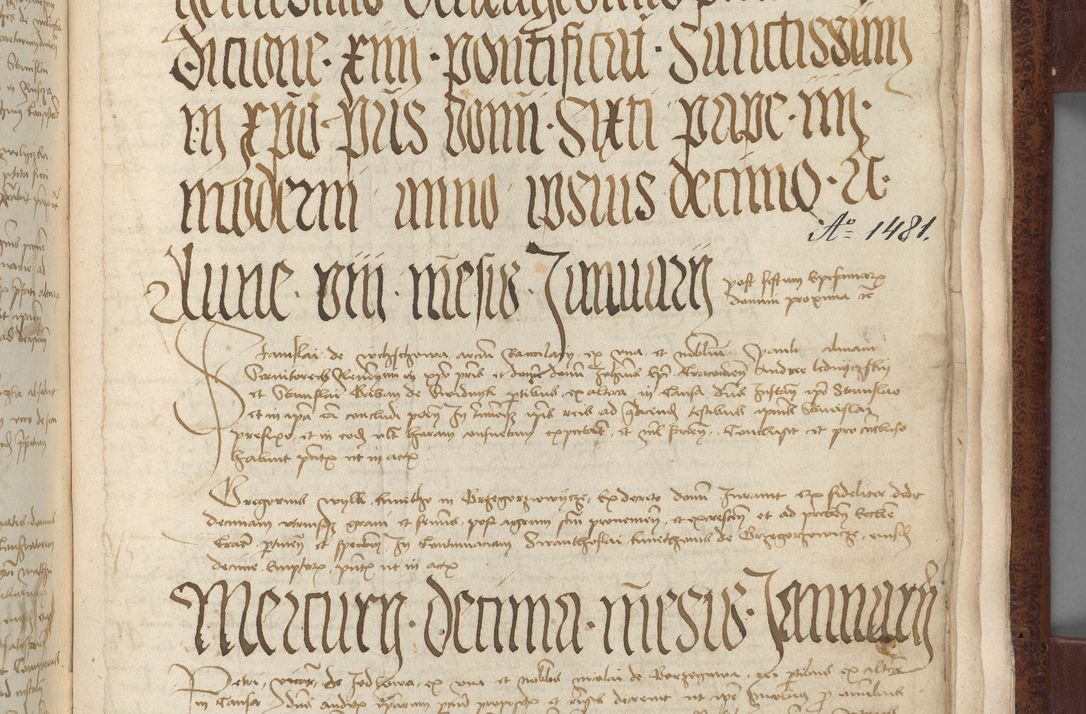 Zdjęcie nr 819 dla obiektu archiwalnego: [Acta pronuntiationum officialia coram Sandivogio de Thanczin]