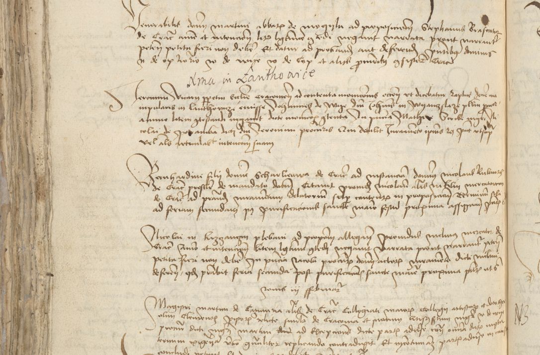 Zdjęcie nr 732 dla obiektu archiwalnego: [Acta pronuntiationum officialia coram Sandivogio de Thanczin]