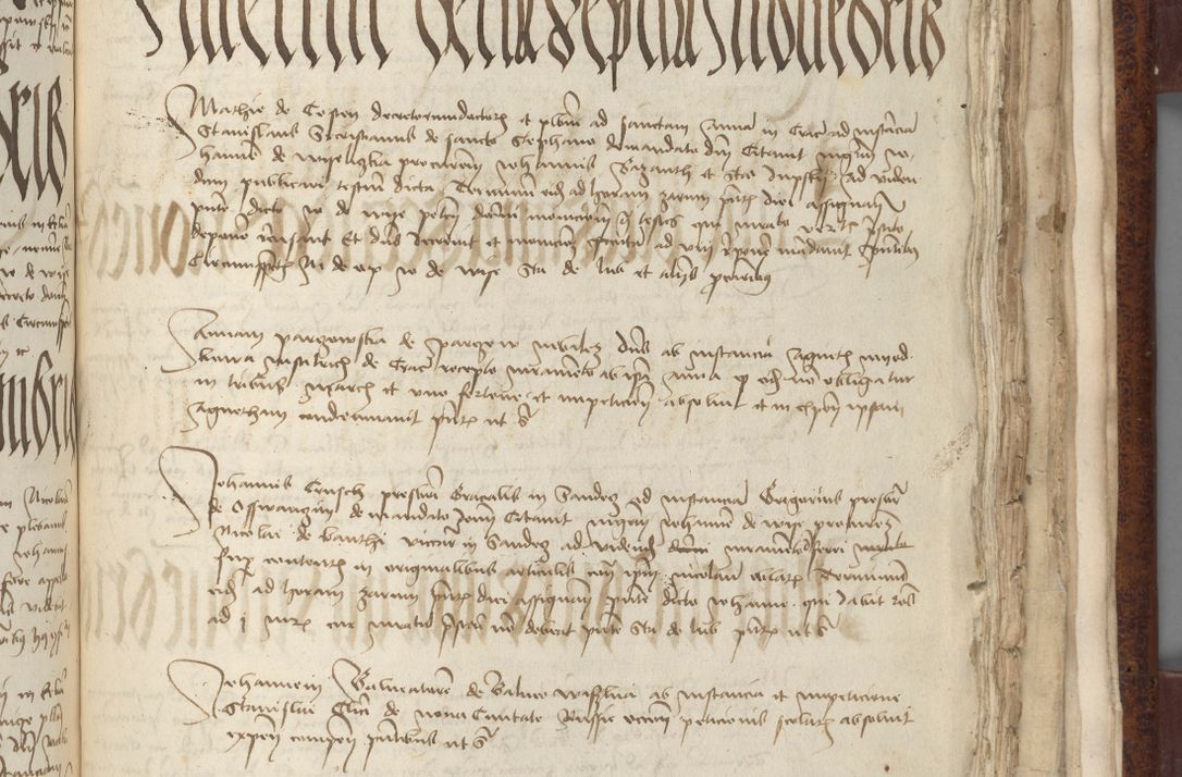 Zdjęcie nr 709 dla obiektu archiwalnego: [Acta pronuntiationum officialia coram Sandivogio de Thanczin]