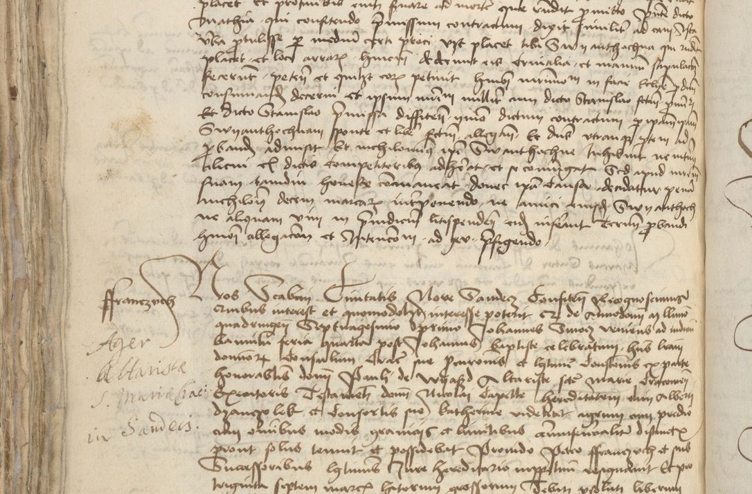 Zdjęcie nr 644 dla obiektu archiwalnego: [Acta pronuntiationum officialia coram Sandivogio de Thanczin]