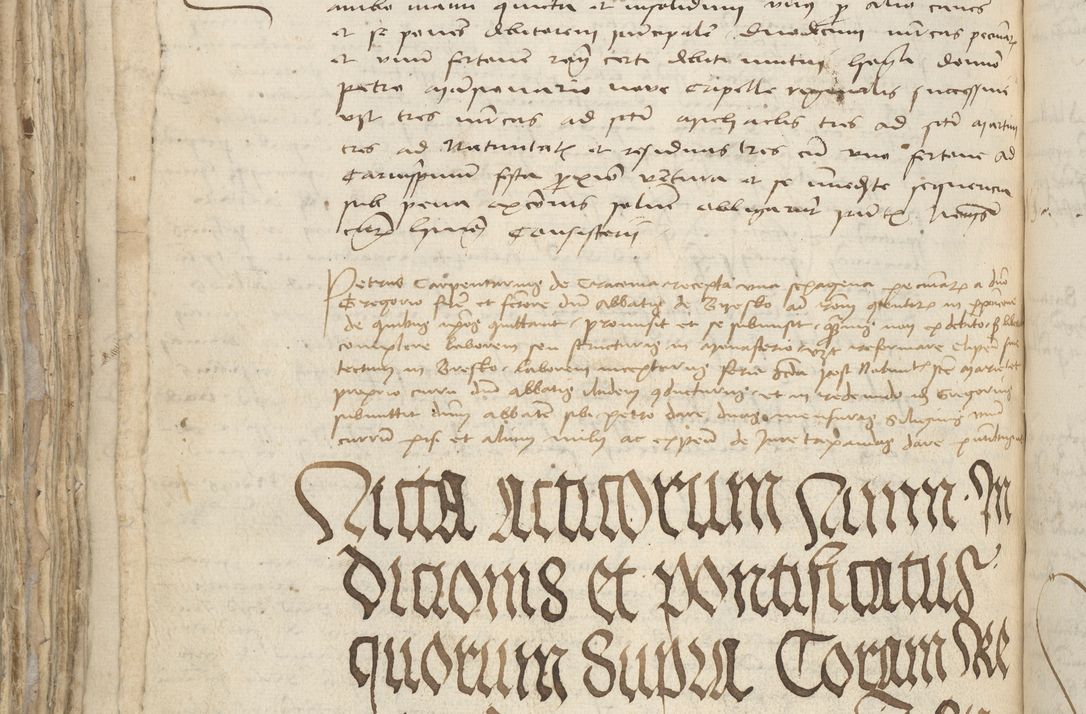 Zdjęcie nr 612 dla obiektu archiwalnego: [Acta pronuntiationum officialia coram Sandivogio de Thanczin]