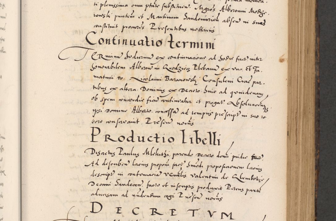 Zdjęcie nr 193 dla obiektu archiwalnego: Acta actorum causarum, sentenciarum diffinitivarum quam interloquutiorum, decretorum, obligationum, quietationum et constitutionum procuratorum coram reverndo domino Petri Porembski preposito Ossviencimensi, canonico et officiali Cracoviensi generali ad annum Dimini 1556, inditione quatuor decima, pontificatus sanctissimi in Christo patris domini Pauli divina providencia pape IIII anno ispius.