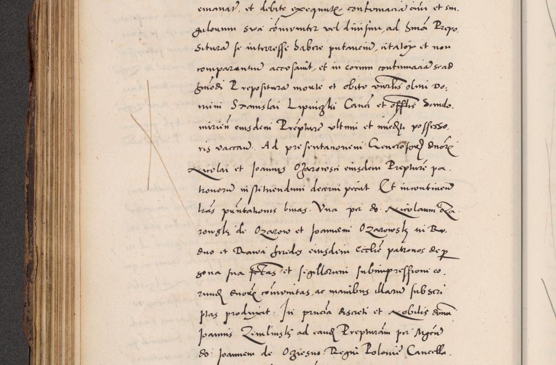 Zdjęcie nr 182 dla obiektu archiwalnego: Acta actorum causarum, sentenciarum diffinitivarum quam interloquutiorum, decretorum, obligationum, quietationum et constitutionum procuratorum coram reverndo domino Petri Porembski preposito Ossviencimensi, canonico et officiali Cracoviensi generali ad annum Dimini 1556, inditione quatuor decima, pontificatus sanctissimi in Christo patris domini Pauli divina providencia pape IIII anno ispius.