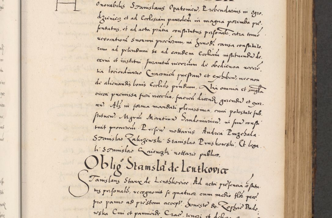 Zdjęcie nr 179 dla obiektu archiwalnego: Acta actorum causarum, sentenciarum diffinitivarum quam interloquutiorum, decretorum, obligationum, quietationum et constitutionum procuratorum coram reverndo domino Petri Porembski preposito Ossviencimensi, canonico et officiali Cracoviensi generali ad annum Dimini 1556, inditione quatuor decima, pontificatus sanctissimi in Christo patris domini Pauli divina providencia pape IIII anno ispius.