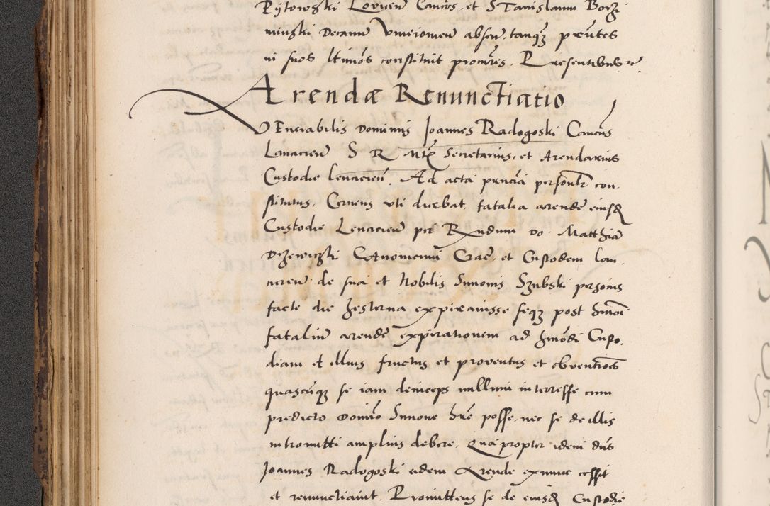 Zdjęcie nr 128 dla obiektu archiwalnego: Acta actorum causarum, sentenciarum diffinitivarum quam interloquutiorum, decretorum, obligationum, quietationum et constitutionum procuratorum coram reverndo domino Petri Porembski preposito Ossviencimensi, canonico et officiali Cracoviensi generali ad annum Dimini 1556, inditione quatuor decima, pontificatus sanctissimi in Christo patris domini Pauli divina providencia pape IIII anno ispius.