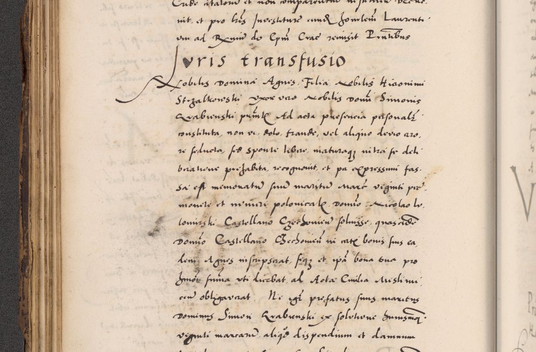 Zdjęcie nr 120 dla obiektu archiwalnego: Acta actorum causarum, sentenciarum diffinitivarum quam interloquutiorum, decretorum, obligationum, quietationum et constitutionum procuratorum coram reverndo domino Petri Porembski preposito Ossviencimensi, canonico et officiali Cracoviensi generali ad annum Dimini 1556, inditione quatuor decima, pontificatus sanctissimi in Christo patris domini Pauli divina providencia pape IIII anno ispius.