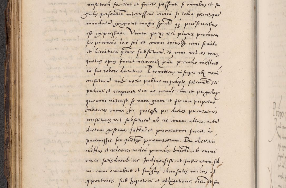 Zdjęcie nr 90 dla obiektu archiwalnego: Acta actorum causarum, sentenciarum diffinitivarum quam interloquutiorum, decretorum, obligationum, quietationum et constitutionum procuratorum coram reverndo domino Petri Porembski preposito Ossviencimensi, canonico et officiali Cracoviensi generali ad annum Dimini 1556, inditione quatuor decima, pontificatus sanctissimi in Christo patris domini Pauli divina providencia pape IIII anno ispius.