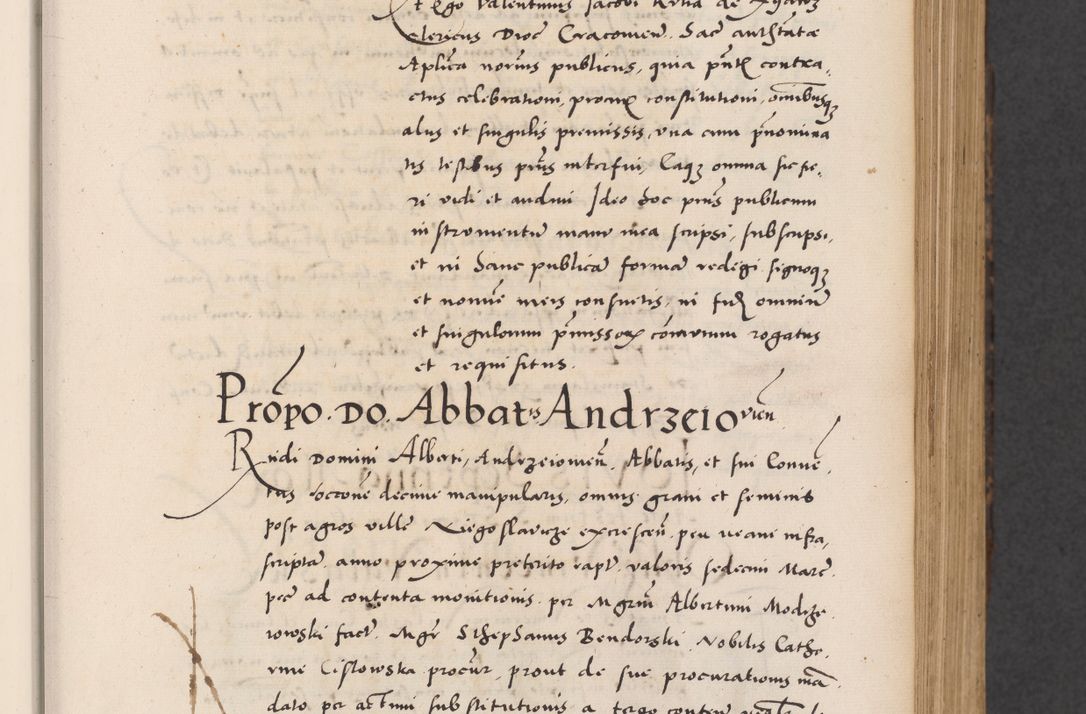 Zdjęcie nr 91 dla obiektu archiwalnego: Acta actorum causarum, sentenciarum diffinitivarum quam interloquutiorum, decretorum, obligationum, quietationum et constitutionum procuratorum coram reverndo domino Petri Porembski preposito Ossviencimensi, canonico et officiali Cracoviensi generali ad annum Dimini 1556, inditione quatuor decima, pontificatus sanctissimi in Christo patris domini Pauli divina providencia pape IIII anno ispius.