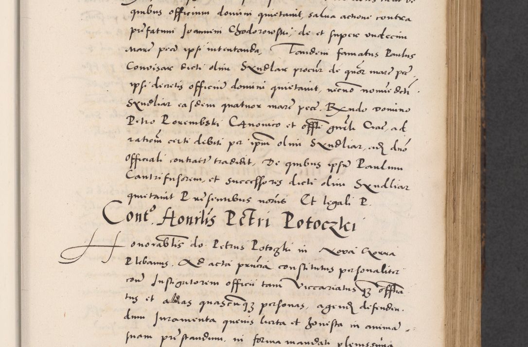 Zdjęcie nr 79 dla obiektu archiwalnego: Acta actorum causarum, sentenciarum diffinitivarum quam interloquutiorum, decretorum, obligationum, quietationum et constitutionum procuratorum coram reverndo domino Petri Porembski preposito Ossviencimensi, canonico et officiali Cracoviensi generali ad annum Dimini 1556, inditione quatuor decima, pontificatus sanctissimi in Christo patris domini Pauli divina providencia pape IIII anno ispius.