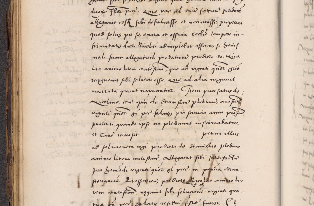 Zdjęcie nr 68 dla obiektu archiwalnego: Acta actorum causarum, sentenciarum diffinitivarum quam interloquutiorum, decretorum, obligationum, quietationum et constitutionum procuratorum coram reverndo domino Petri Porembski preposito Ossviencimensi, canonico et officiali Cracoviensi generali ad annum Dimini 1556, inditione quatuor decima, pontificatus sanctissimi in Christo patris domini Pauli divina providencia pape IIII anno ispius.