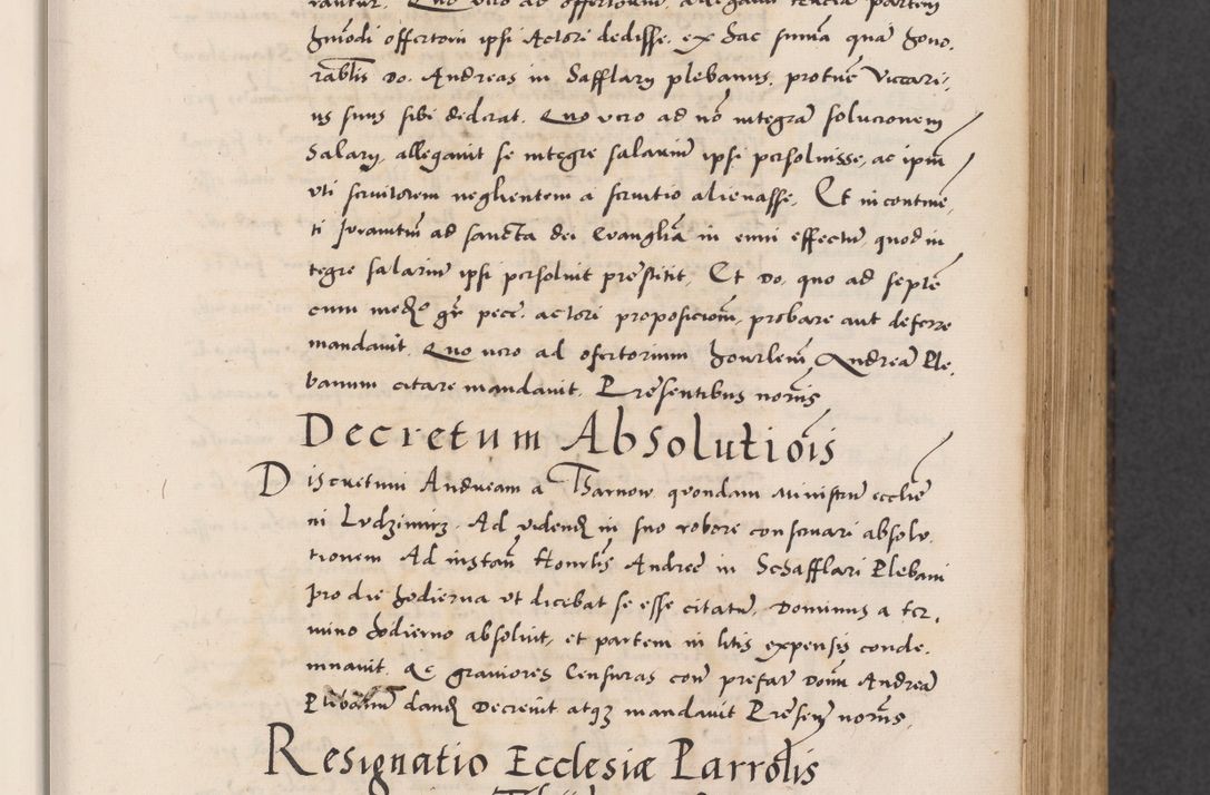 Zdjęcie nr 65 dla obiektu archiwalnego: Acta actorum causarum, sentenciarum diffinitivarum quam interloquutiorum, decretorum, obligationum, quietationum et constitutionum procuratorum coram reverndo domino Petri Porembski preposito Ossviencimensi, canonico et officiali Cracoviensi generali ad annum Dimini 1556, inditione quatuor decima, pontificatus sanctissimi in Christo patris domini Pauli divina providencia pape IIII anno ispius.