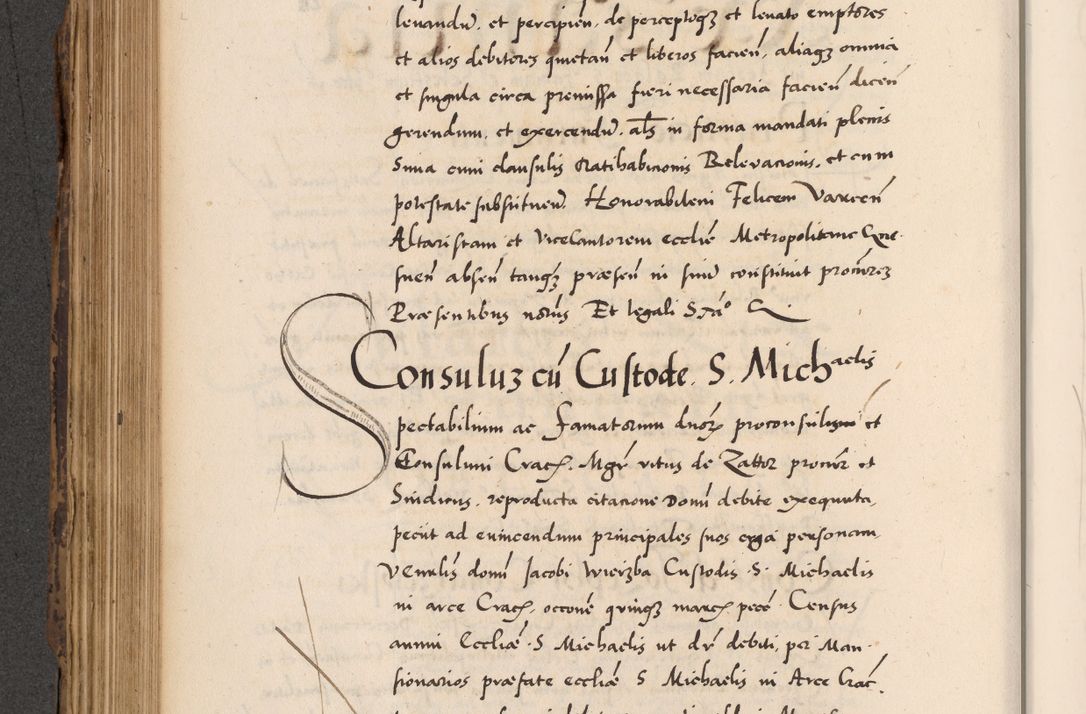 Zdjęcie nr 406 dla obiektu archiwalnego: Acta actorum causarum, sentenciarum diffinitivarum quam interloquutiorum, decretorum, obligationum, quietationum et constitutionum procuratorum coram reverndo domino Petri Porembski preposito Ossviencimensi, canonico et officiali Cracoviensi generali ad annum Dimini 1556, inditione quatuor decima, pontificatus sanctissimi in Christo patris domini Pauli divina providencia pape IIII anno ispius.