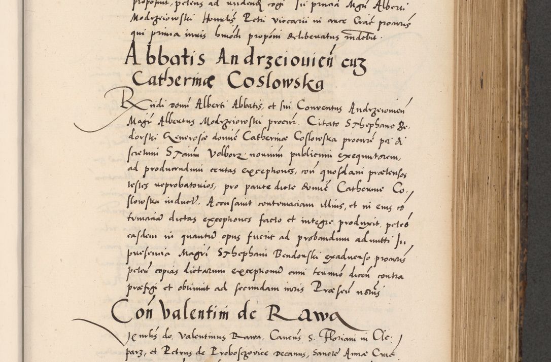 Zdjęcie nr 401 dla obiektu archiwalnego: Acta actorum causarum, sentenciarum diffinitivarum quam interloquutiorum, decretorum, obligationum, quietationum et constitutionum procuratorum coram reverndo domino Petri Porembski preposito Ossviencimensi, canonico et officiali Cracoviensi generali ad annum Dimini 1556, inditione quatuor decima, pontificatus sanctissimi in Christo patris domini Pauli divina providencia pape IIII anno ispius.