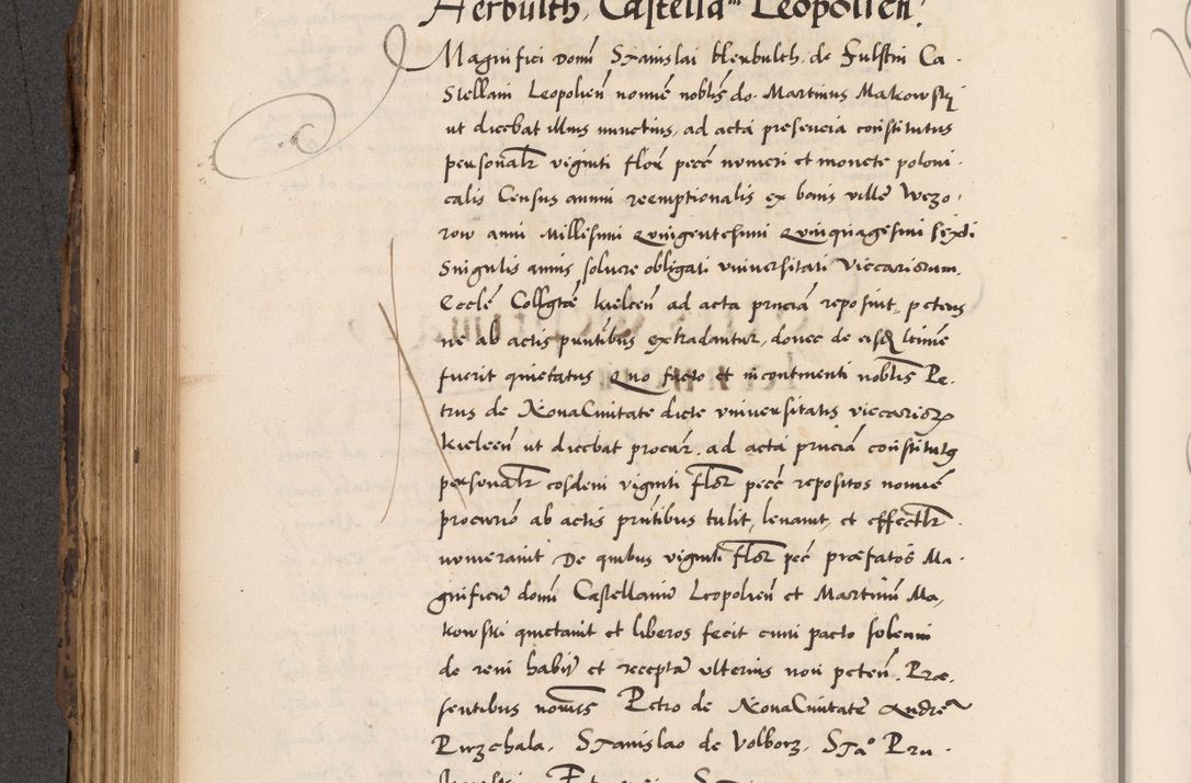Zdjęcie nr 390 dla obiektu archiwalnego: Acta actorum causarum, sentenciarum diffinitivarum quam interloquutiorum, decretorum, obligationum, quietationum et constitutionum procuratorum coram reverndo domino Petri Porembski preposito Ossviencimensi, canonico et officiali Cracoviensi generali ad annum Dimini 1556, inditione quatuor decima, pontificatus sanctissimi in Christo patris domini Pauli divina providencia pape IIII anno ispius.