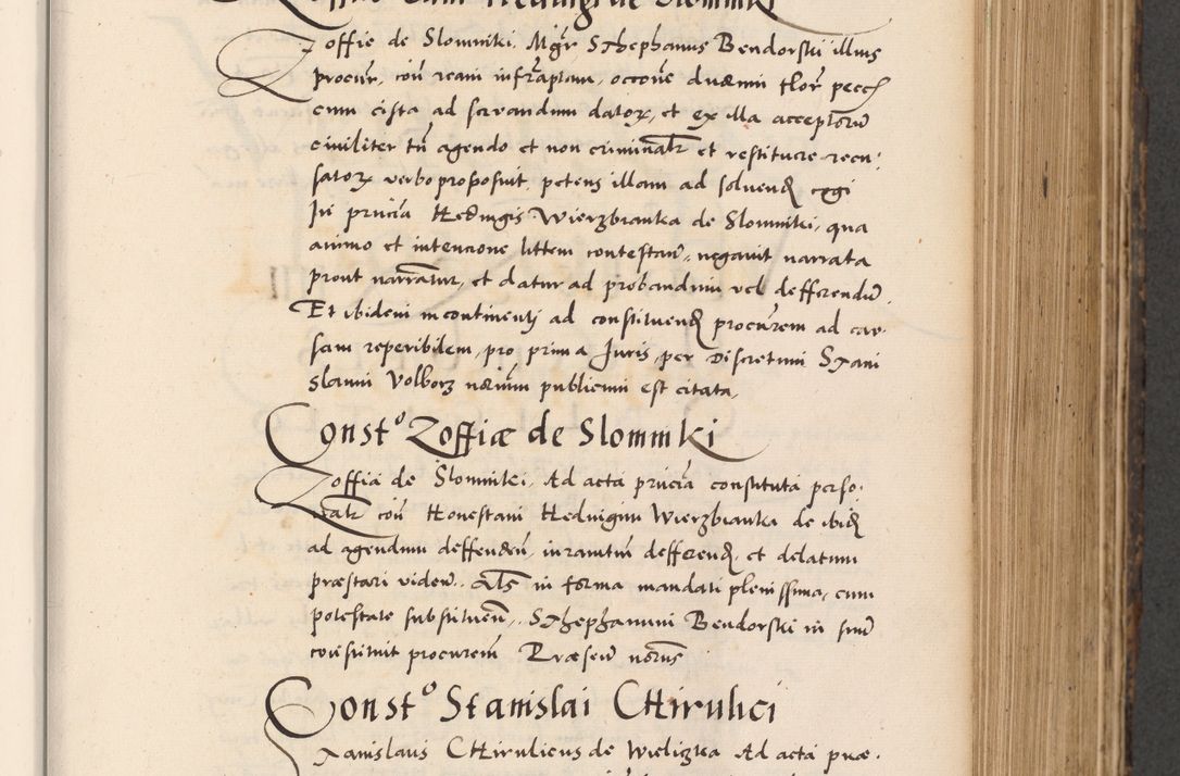 Zdjęcie nr 361 dla obiektu archiwalnego: Acta actorum causarum, sentenciarum diffinitivarum quam interloquutiorum, decretorum, obligationum, quietationum et constitutionum procuratorum coram reverndo domino Petri Porembski preposito Ossviencimensi, canonico et officiali Cracoviensi generali ad annum Dimini 1556, inditione quatuor decima, pontificatus sanctissimi in Christo patris domini Pauli divina providencia pape IIII anno ispius.